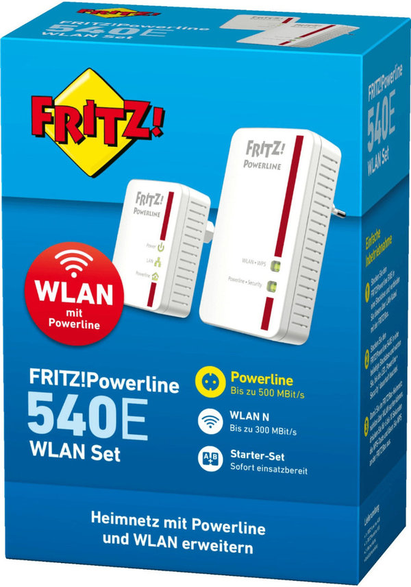 AVM FRITZ!Powerline 540E WLAN Set